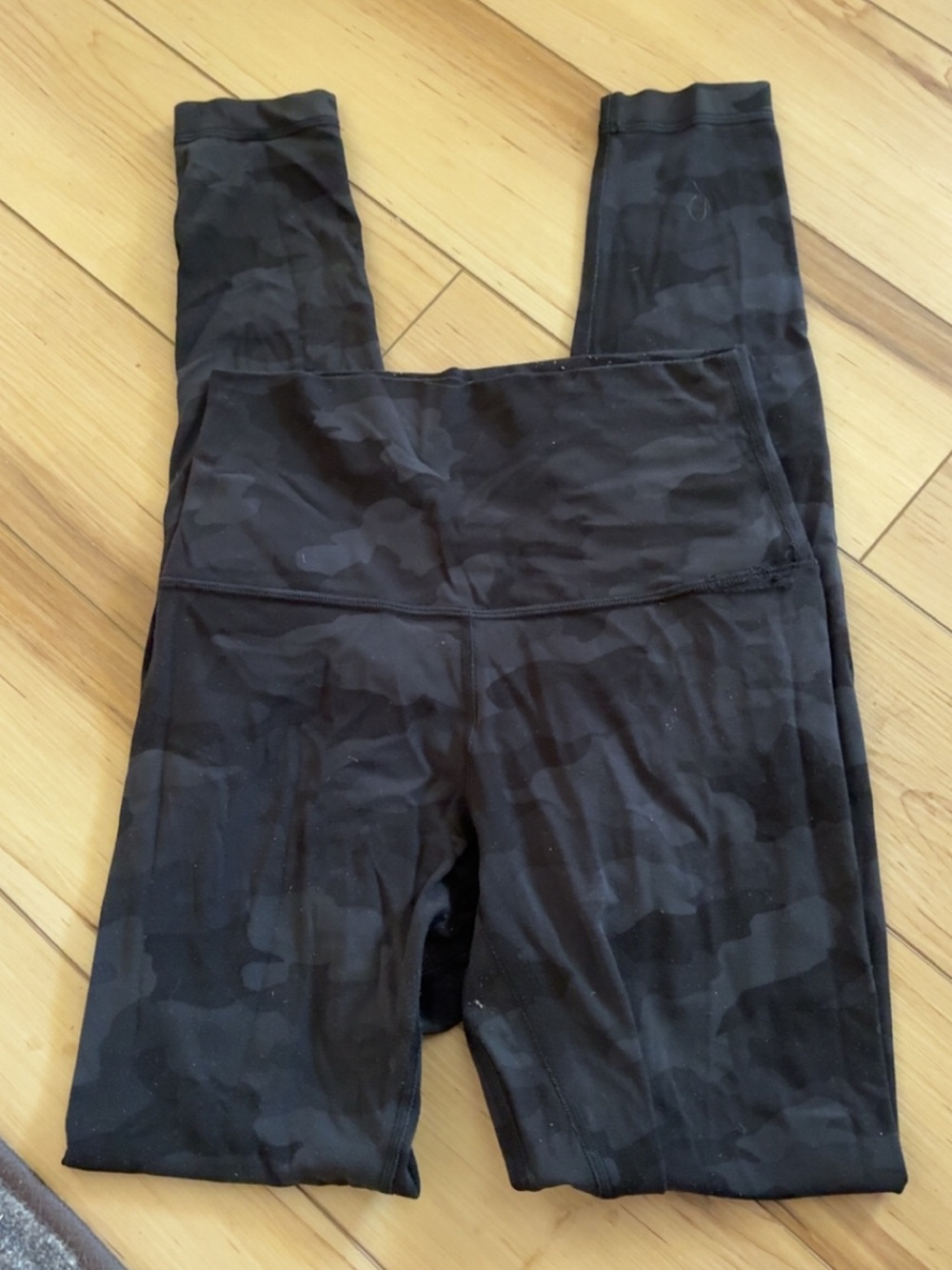 lululemon Black Camo High-Rise Leggings